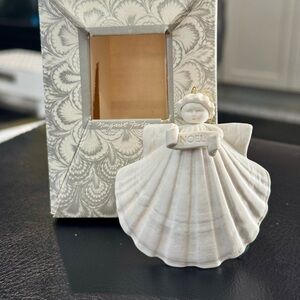 White Holiday Ornament for Festive Decor